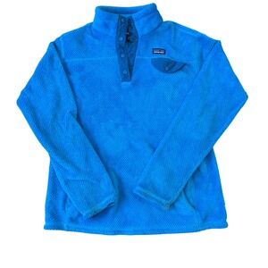 Patagonia Re-Tool Snap-T Pullover Kids XXL Blue
